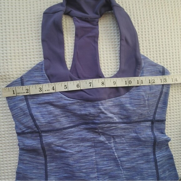 Lululemon Scoop Nec *Luon Wee Are From Space Blue 6 Tank top - Picture 5 of 13